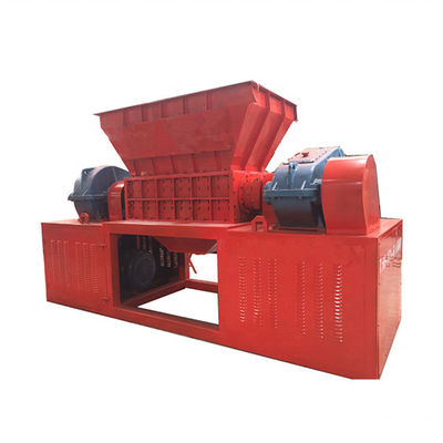 Double Shaft 2.2t 0.4T/H Waste Paper Crushing Machine