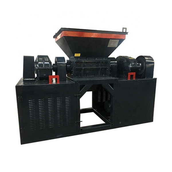 Double Shaft 2.2t 0.4T/H Waste Paper Crushing Machine