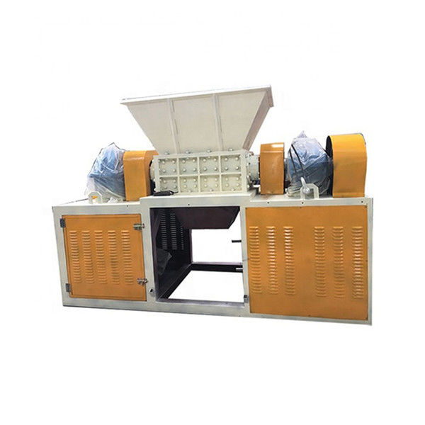 Double Shaft 2.2t 0.4T/H Waste Paper Crushing Machine