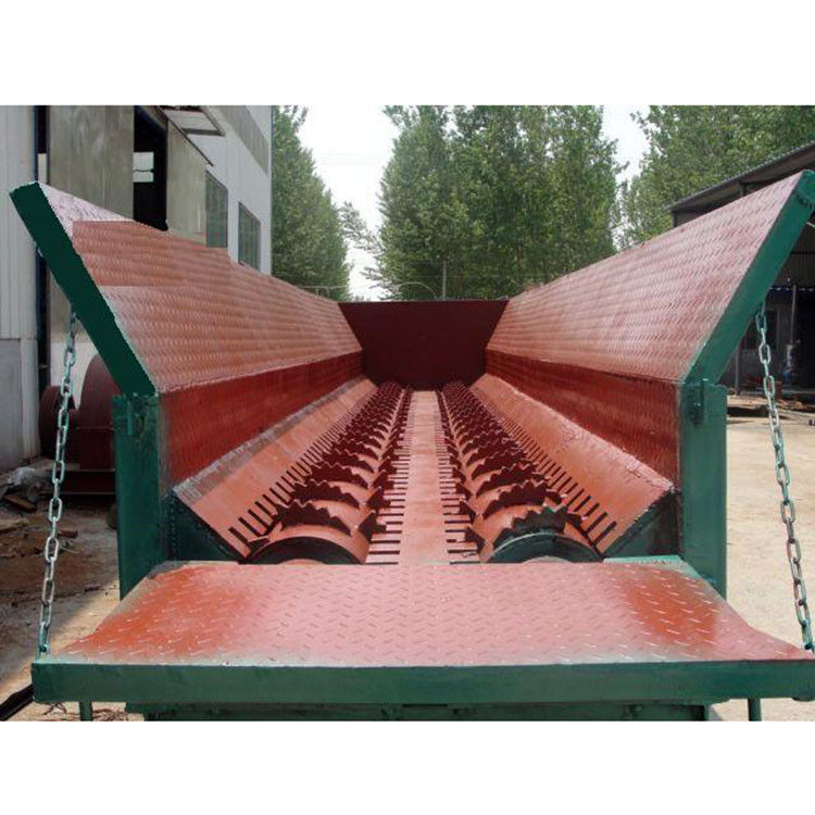 Four Edged Knives Double Shaft 15T/H Wood Debarking Machine