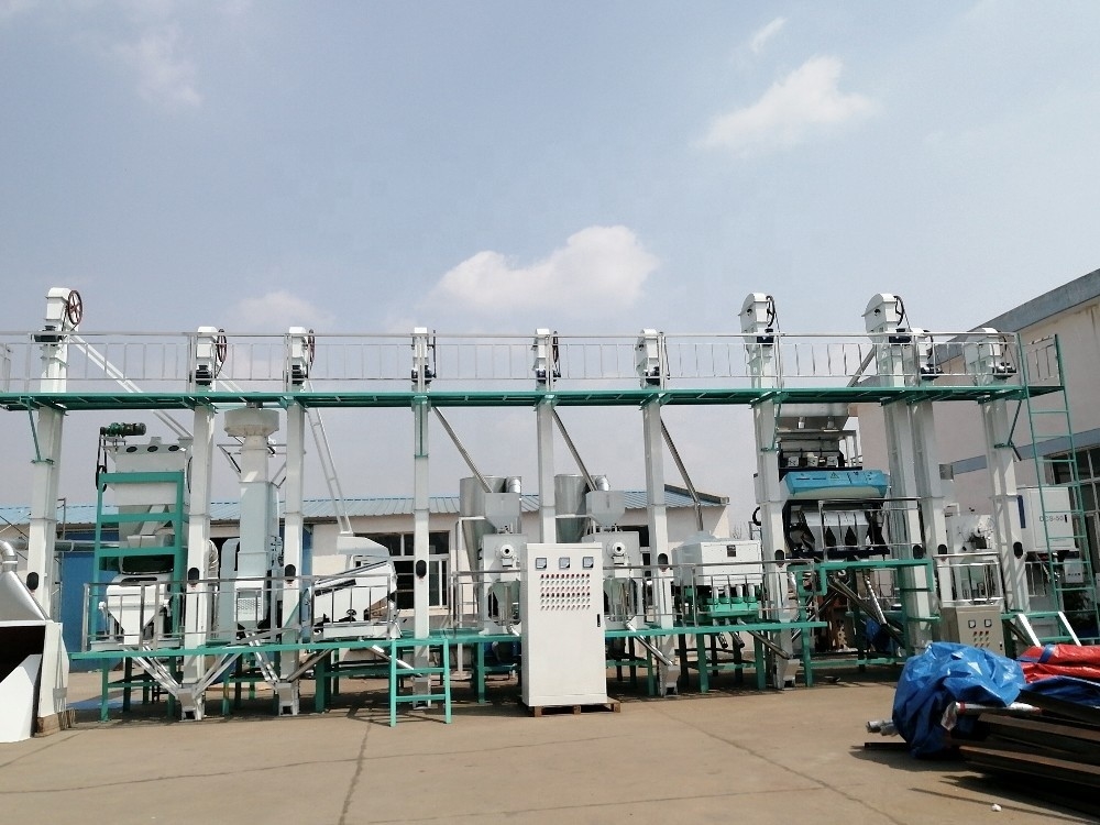 20-30 Tons Per Day Complete Rice Mill Plant Conbined Rice Processing Machinery